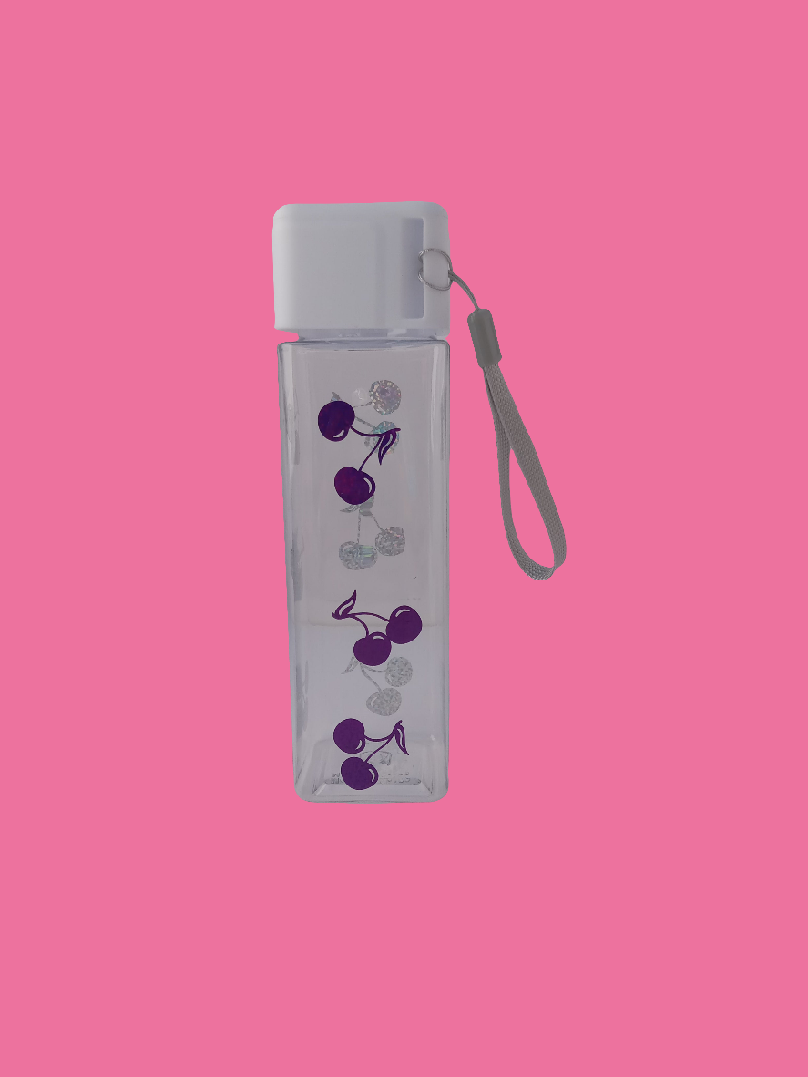 White lid small water bottle