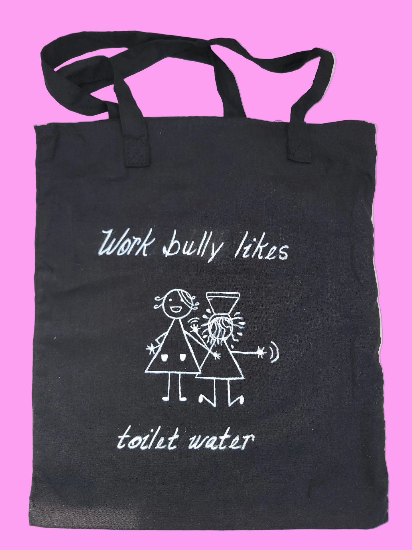 Black tote bag