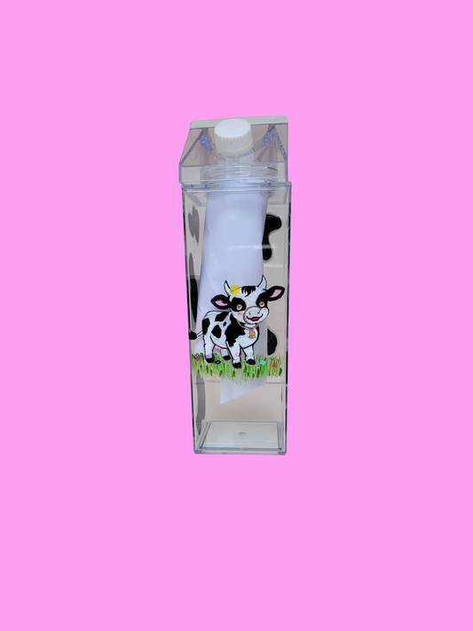 Cow milk bottle