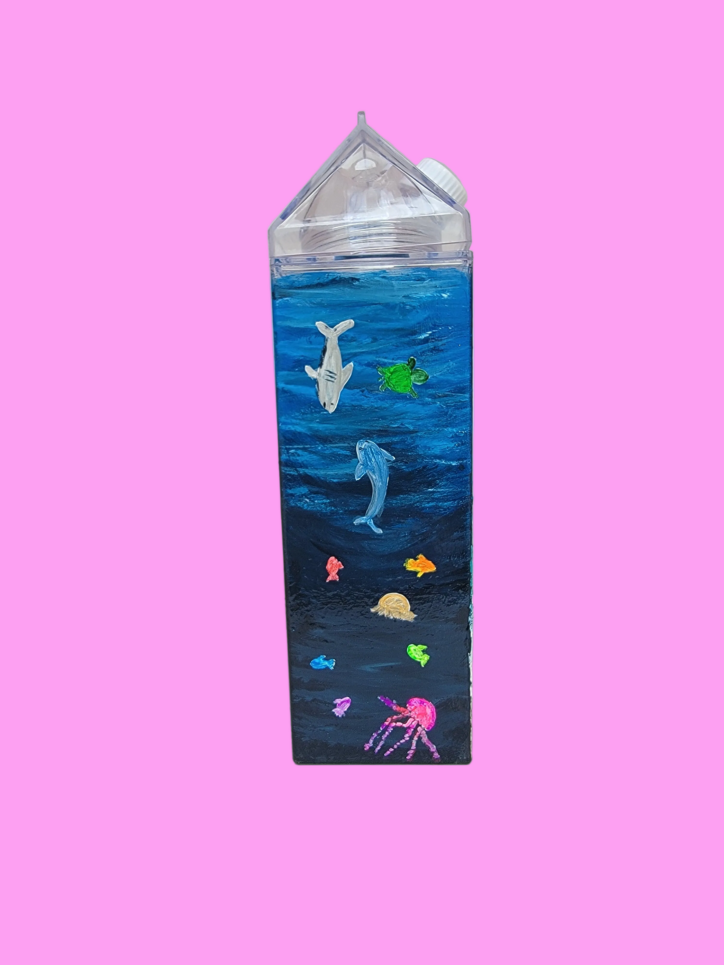 Ocean milk bottle