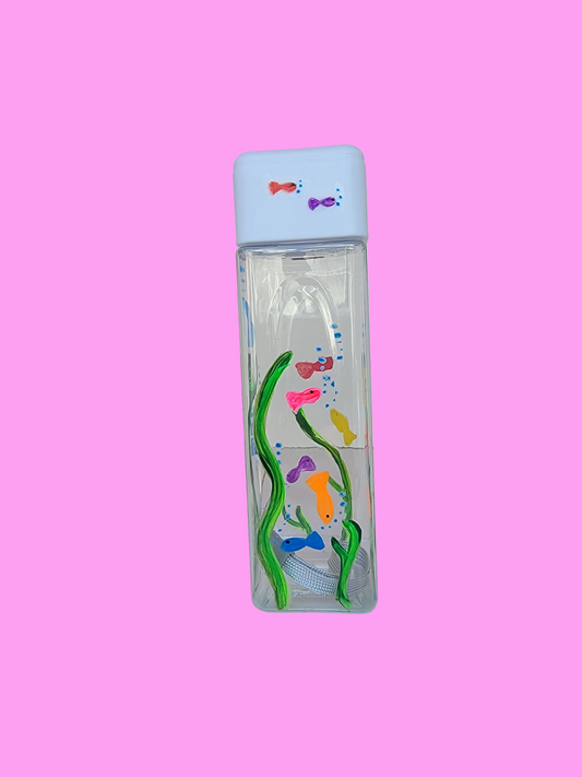 Cute a 17oz water bottle with strap