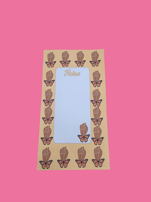 Power of the monarch butterfly english notepad