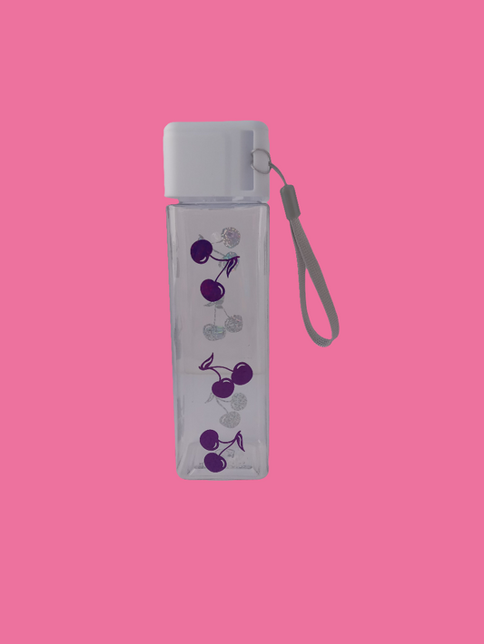 White lid small water bottle