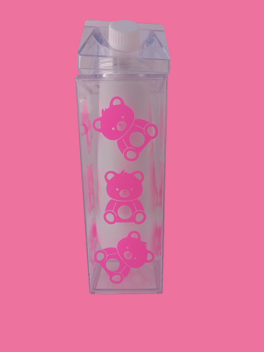 34 oz pink bear